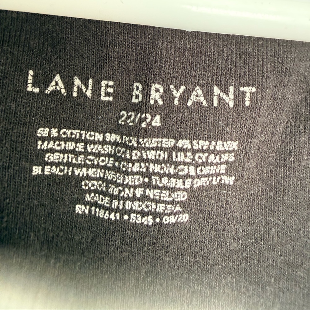 Lane Bryant Black Sleeveless Tank Top Women’s Size 22/24 - Picture 3 of 3